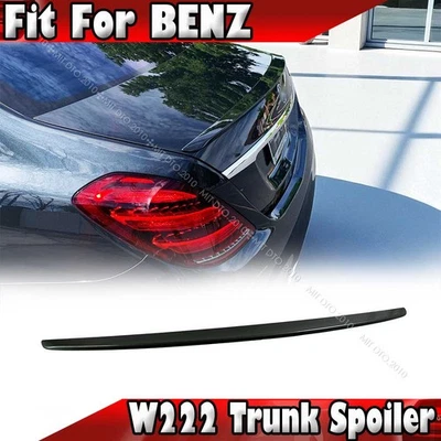 US 20 Fits Mercedes Benz S Class W222 S500 S550 4D Painted #992 OE Trunk Spoiler - Imagem 1 de 4