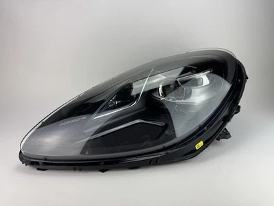 2019 - 2023 Porsche Macan Headlight LH Left Driver Side Black Bezel LED OEM - Image 1 of 4