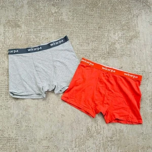 Wirarpa 2 Paia Boxer Donna Rosso, Grigio - Taglia 2XL - Pigiama - Foto 1 di 4