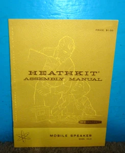 Heathkit HS-24 Mobiler Lautsprecher Montageanleitung Original-Zubehör-Hersteller 1964 - Bild 1 von 2