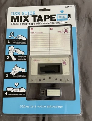 USB Stick Mix Tape 1GB Cassette Kit [USA] Brand New Sealed! - Image 1 of 2