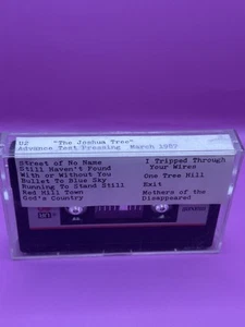 U2 JOSHUA TREE TEST PRESSING CASSETTE TAPE RARE HTF - Picture 1 of 4