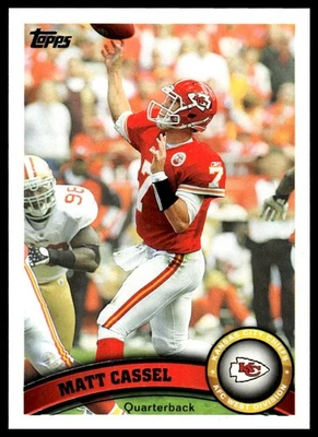 2011 Topps #318 Matt Cassel [GOATCARDS] - Image 1 of 2