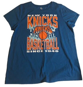 New Torrid NBA Knicks Basketball Blue Short Sleeve Top - Size 2X - Picture 1 of 4