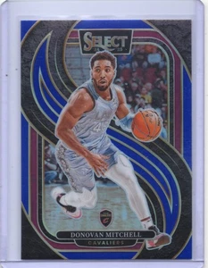 2024-25 Panini Prizm - Donovan Mitchell #155 Premier Blue Prizm Cavaliers - Picture 1 of 2