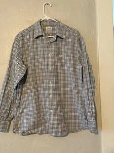 Faconnable Shirt Mens XLarge Button Down Long Sleeve Dress Casual Blue Striped - Picture 1 of 6