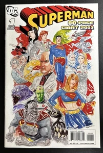 CUBIERTA SUPERMAN GIGANTE DE 80 PÁGINAS #1 (2011 ONE-SHOT) DUSTIN NGUYEN CASI NUEVA+ - Imagen 1 de 2