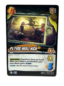 Flying Heel Kick 18/186 Teenage Mutant Ninja Turtles Juego de cartas coleccionables UniVersus - Imagen 1 de 2