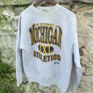 Sudadera vintage de la Universidad de Michigan de los años 90/para hombre de la S a la M para mujer de la M a la L - Imagen 1 de 9