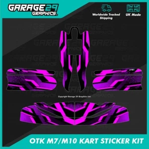 OTK M7/M10 KART STICKER KIT - MATRIX - COLOUR 4 - CUSTOMISABLE - Picture 1 of 3