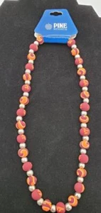 Collana Elastica Perline Argilla Argilla Fatta a mano Virginia Tech Hokies Pino Sport, Ventola 16" In perfette condizioni - Foto 1 di 4