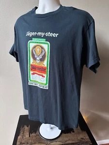 Camiseta negra para hombre Jägermeister Jäger-My-Steer (L) - Imagen 1 de 7