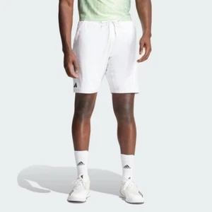 adidas Ergo HEAT.RDY Cooling Mens Tennis Shorts White - Picture 1 of 7
