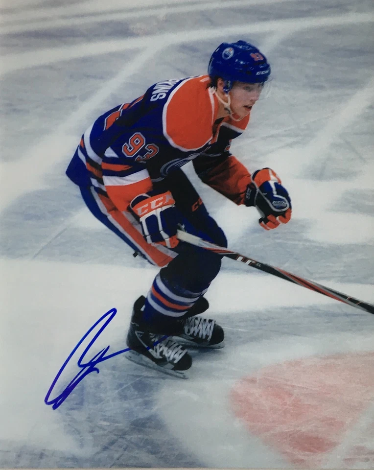 Foto 8x10 firmada por Ryan Nugent-Hopkins Edmonton Oilers  Foto 1 de 2