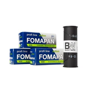 3x Fomapan 400 Action Roll Film 120 S/W B/W B/W Film - Picture 1 of 2