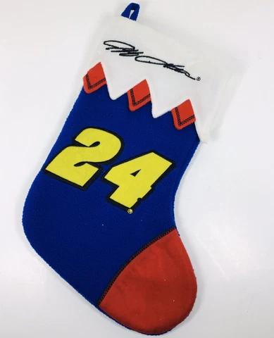 Trevco JEFF GORDON #24 Christmas Xmas Stocking 14" = Chevrolet NASCAR Hendrick Cover