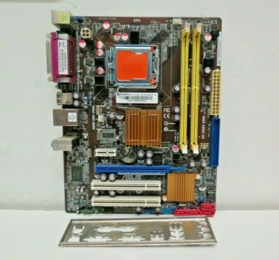 PLACA BASE ASUS P5KPL-AM EPU/V6-P5G31E MICRO ATX LGA 775 DDR2 + CHAPA METALICA - Imagen 1 de 4