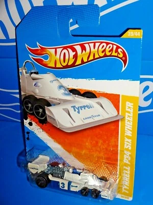 Hot Wheels 2010 New Models #39 Tyrrell P34 Six Wheeler White w/ 5SPs - Image 1 of 2