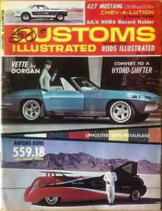 1965 CUSTOMS IL Feb Mustang 427 LITTLE RED WAGON Hemi Arfons ALEXANDER BROTHERS  - Bild 1 von 5