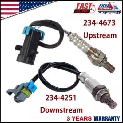 Juego de 2 sensores de oxígeno para Chevrolet Equinox 2015-2017 Pontiac G6 2009 2,4 L L4 Foto 1 de 4