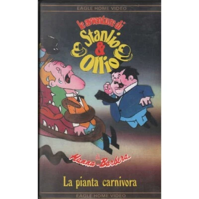 Avventure Di Stanlio E Ollio, La Pianta Carnivora VHS Hanna Barbera Univideo - E - Immagine 1 di 2
