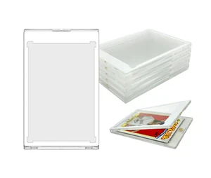 CF Magnetic Card Holder One Touch Case WHITE BORDER - 35PT-260PT Sizes - Picture 1 of 6
