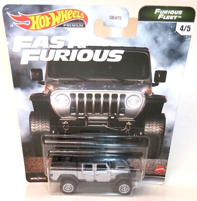 2021 HOT WHEELS PREMIUM CAR CULTURE FAST & FURIOUS FURIOUS FLEET JEEP GLADIATOR - Image 1 of 4