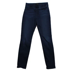 JEN 7 by 7 For All Mankind Women's Skinny Pull On Jegging Jeans Size 6 Dark Wash - Picture 1 of 15