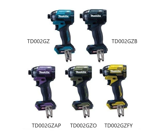 Makita TD002GZ Series Destornillador de Impacto Sin Escobillas 40V Max XGT Cuerpo Solo Selecciona Color Foto 1 de 2