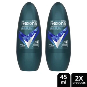 Rexona Men Motion Activated Roll On Deodorant Ice Cool Anti-perspirant 2X 45ml - Picture 1 of 4
