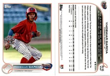 2022 Topps Pro Debut Baseball Card PD-165 YHOSWAR GARCIA CLEARWATER THRESHERS