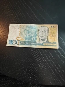 Brasilien 100 Cruzados Banknote - Bild 1 von 2