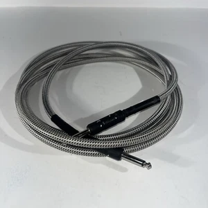 CABLE CABLE DE GUITARRA Strat Tele Stratocaster de 10' logotipo Fender de EE. UU. SRV - Imagen 1 de 3