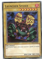 Launcher Spider MIL1-EN030 Common Yu-Gi-Oh Card Mint 1st Edition New