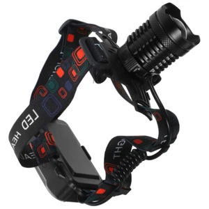 Super Bright LED Headlamp USB Rechargeable Headlight Flashlight Waterproof Lamp - Picture 1 of 24