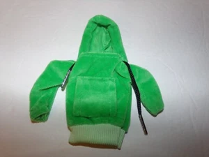 FITS BARBIE AND LIKE DOLLS PULLOVER HOODED GREEN - Imagen 1 de 2
