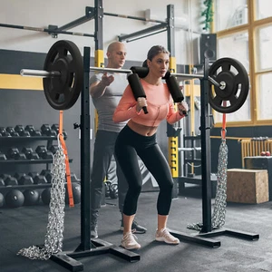 VEVOR Safety Squat Bar Fitness Squat Bar Attachment 700LB Weight Lifting - Picture 1 of 12
