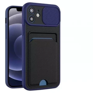 Funda de teléfono para iPhone y Samsung con ranura para tarjetas de silicona cubierta de protección para cámara - Imagen 1 de 7
