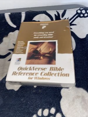 quickverse bible Reference collection Parsons Vtg Windows 90s Sealed In Box - Image 1 of 4