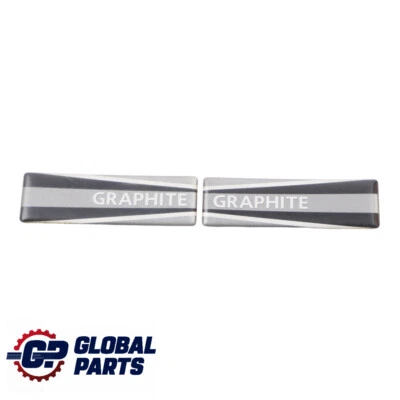 Mini Cooper R56 Graphite Sticker Rear Window Decals Plates Set Foto 1 de 4