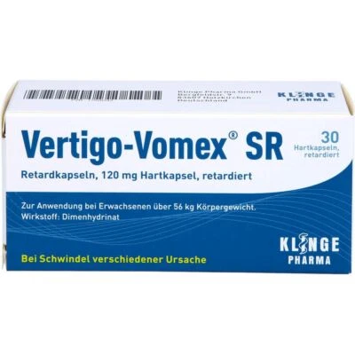KLINGE PHARMA GMBH VERTIGO-VOMEX SR Retardkapseln 30 St PZN17528343