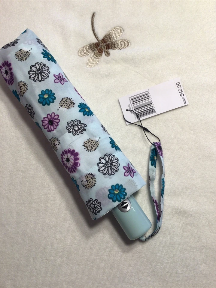 Vera Bradley Automatic Open/close Full Size Umbrella - Penelope The Hedgehog