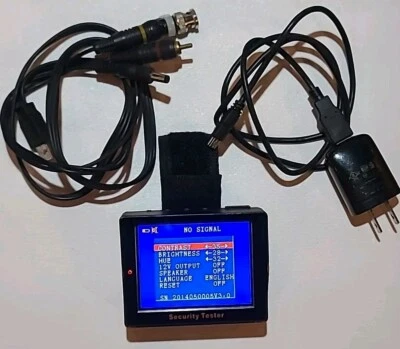 Probador de cámara de seguridad Defender Probador de CCTV de 3,5 pulgadas 82-14490 Foto 1 de 4