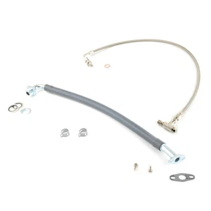 Alimentación de aceite 27,5" 4AN y línea de retorno de 17,7" con 1/8BSPT para BorgWarner KKK K16 - Imagen 1 de 4