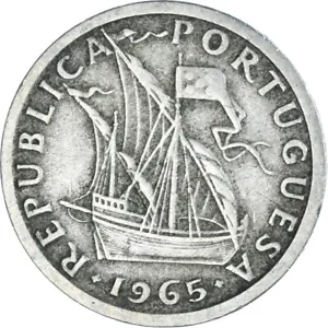 [#1100281] Coin, Portugal, 2-1/2 Escudos, 1965, Lisbon, EF, Copper-nickel - Picture 1 of 2