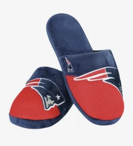 New England Patriots Team Logo Staycation Slipper New Without Tags - Picture 1 of 6