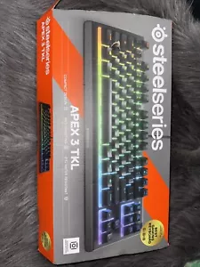 NEW Steelseries Apex 3 TKL Gaming Keyboard Wired - Picture 1 of 2