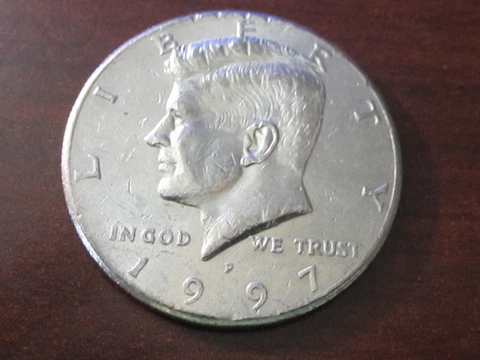 1997 P KENNEDY HALF DOLLAR NICE COIN FREE SHIPPING! Cover