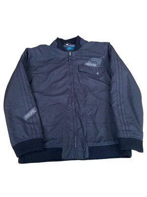 Vintage Rip Curl Bomber Jacket Mens XL Black Full Zip Pockets Y2K Beach Surf - Image 1 of 4