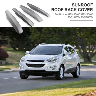 Juego de 4 cubiertas portaequipajes de techo para Hyundai IX35 Tucson 2011 2012 2013-2015 Foto 1 de 4